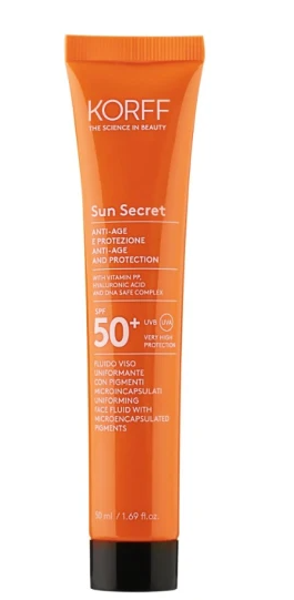 Korff Sun Secret Anti-Spot Face Fluid Matt Efect SPF50+ 50MI