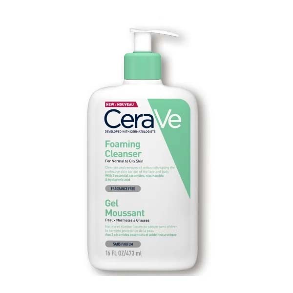 CERAVE Foaming Cleanser For Normal to Oily Skin 473ml