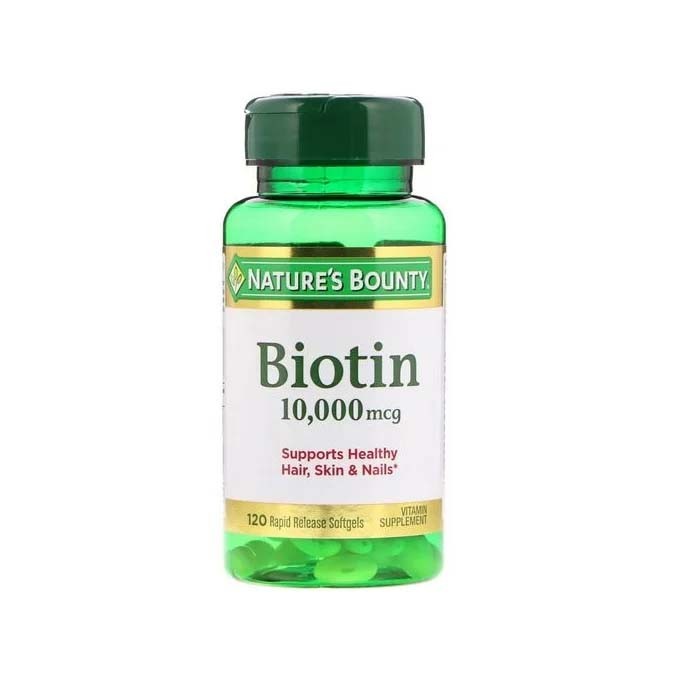 NATURES BOUNTY Biotin 10,000mcg - 120 Softgels