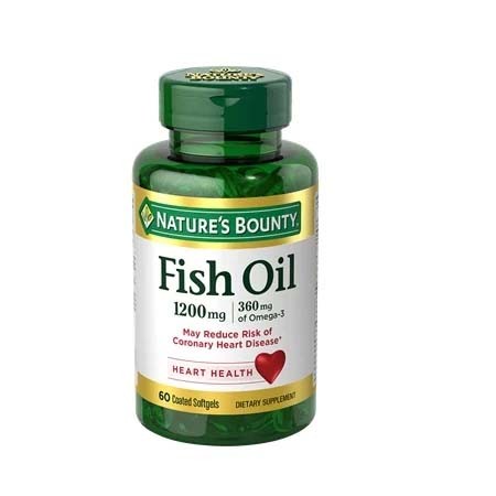 NATURES BOUNTY Fish Oil 1200mg - 60 Softgels