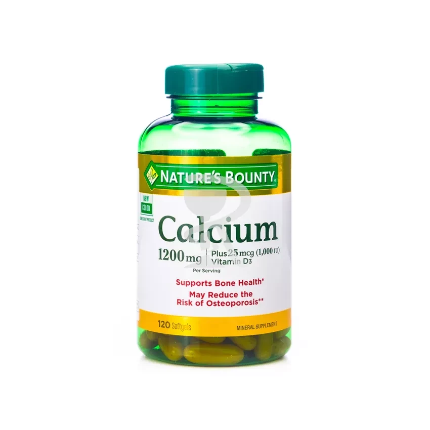 Nature's Bounty Calcium + Vit D3 1200 Mg 120 Softgel