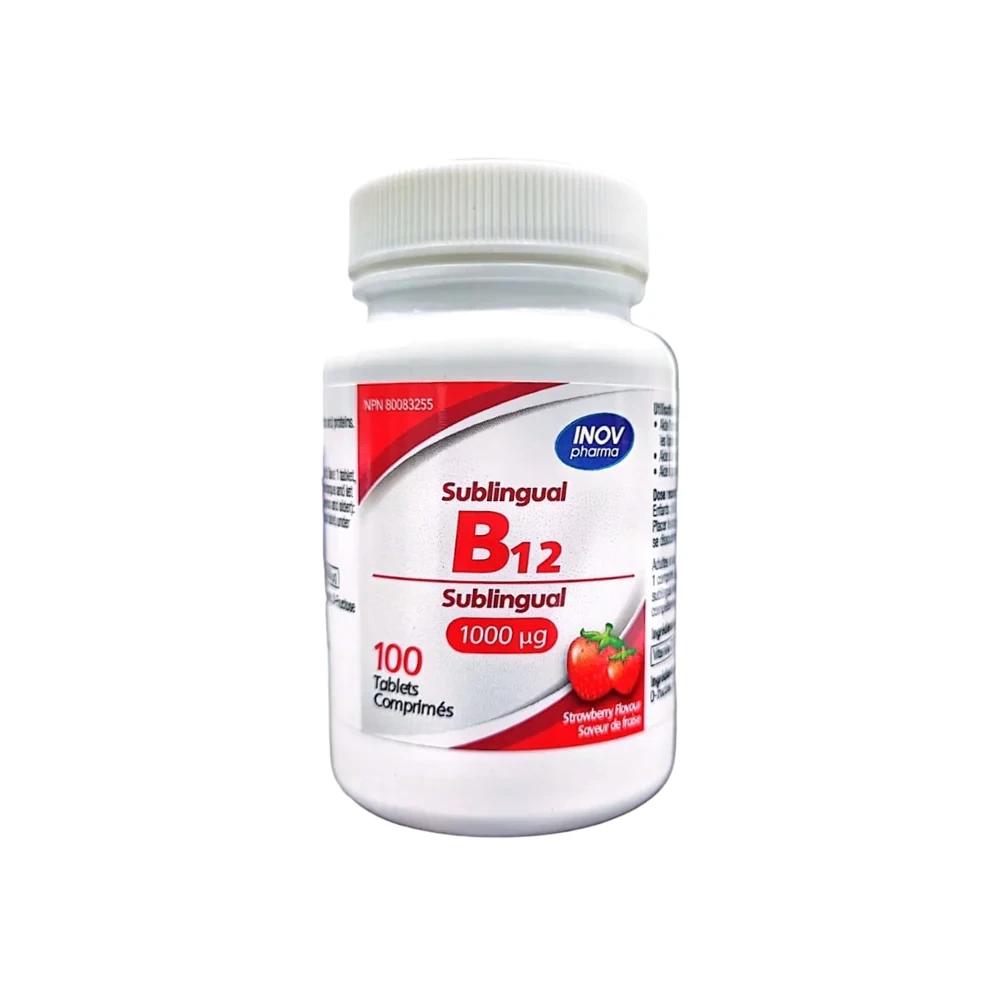 Inov Pharma Sublingual B12 1000mg 100Tablets