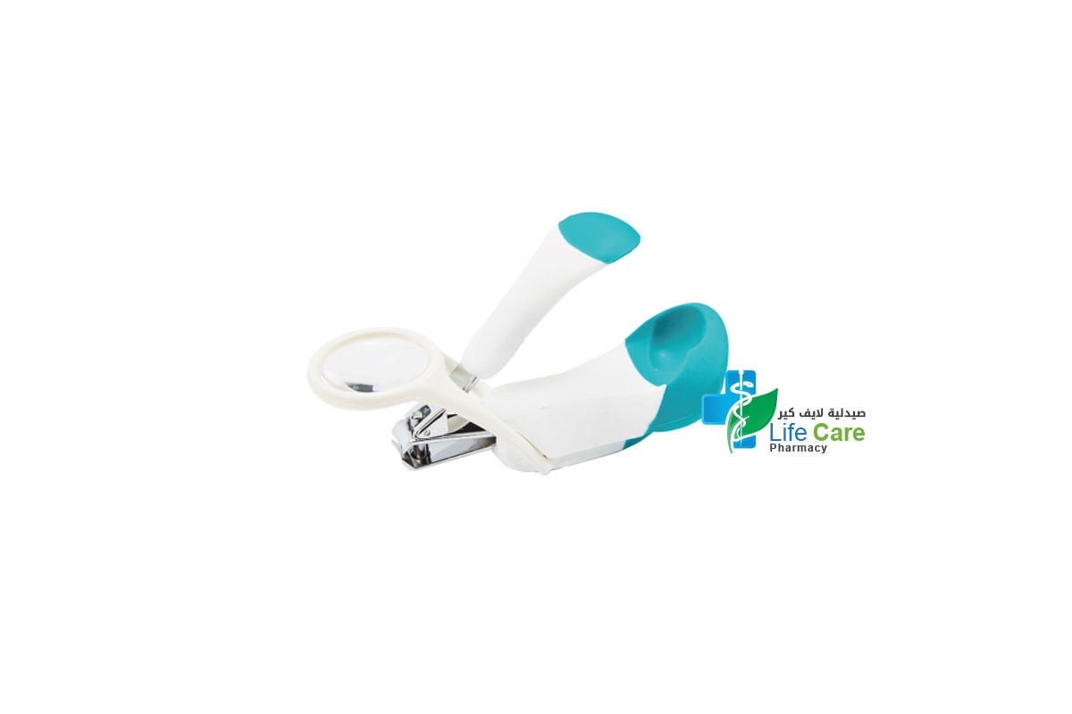 MOMEASY NAIL CLIPPERS WITH MAGNIFIER BLUE 0 M PLUS