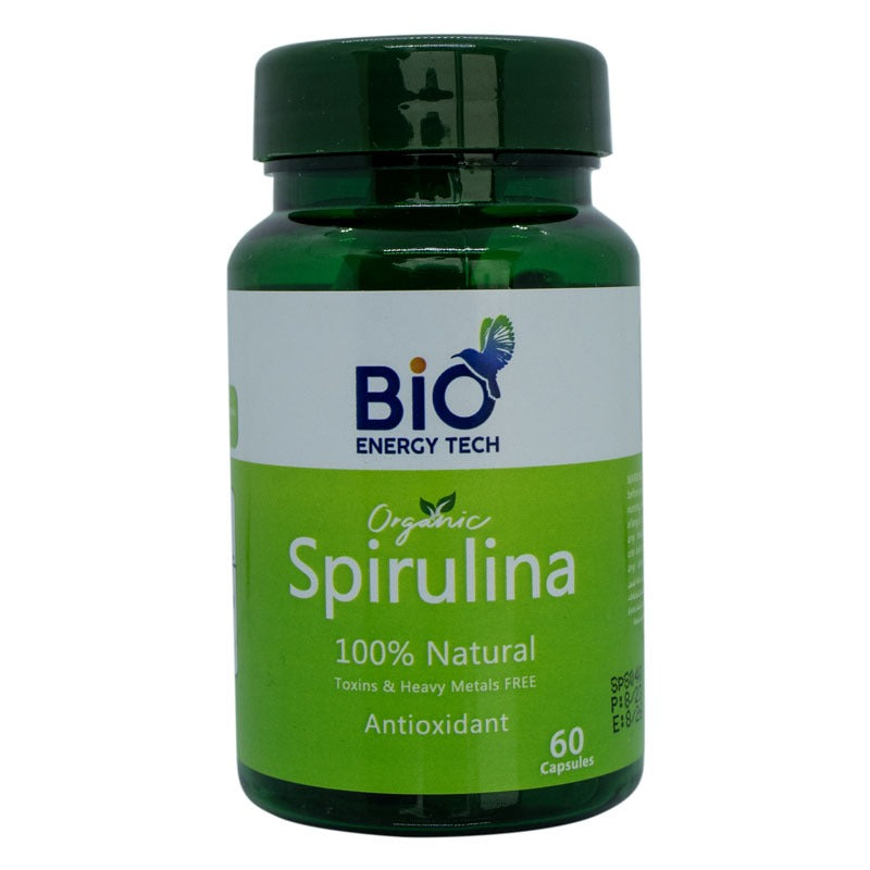 Bio Energy Tech Bio Organic Spirulina 120 Capsules