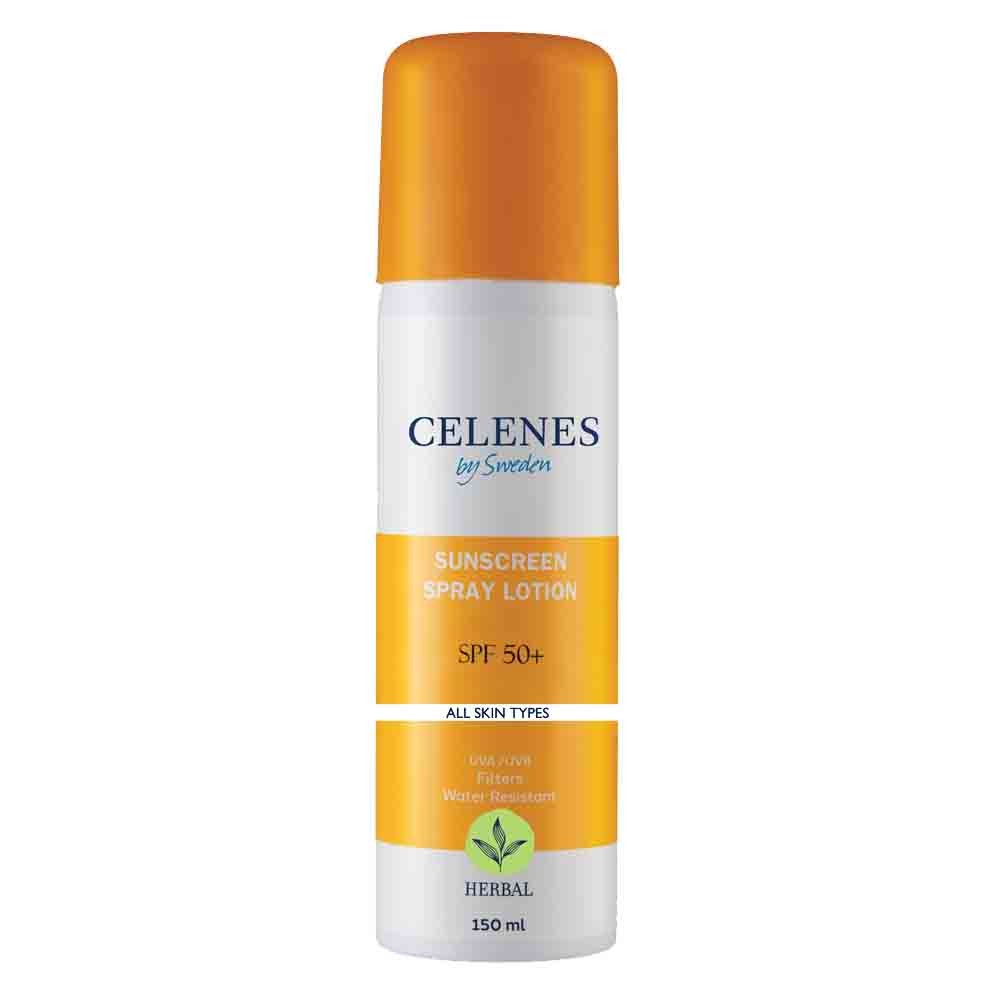 CELENES 150ML HERBAL SUN SPRAY LOTION SPF 50