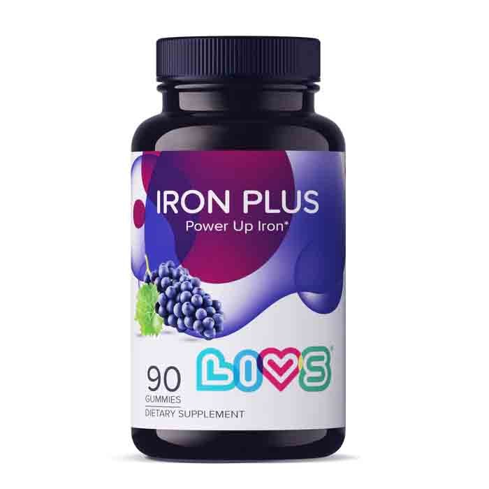 Livs Iron Plus Grape 90 Gummies
