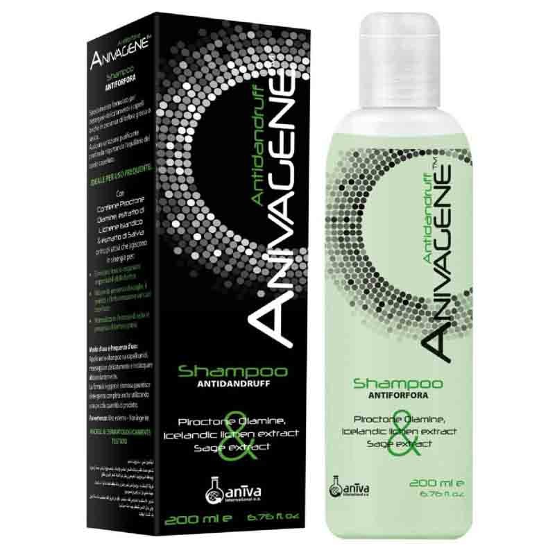 ANIVAGENE SHAMPOO FOR DANDRUFF Box of bottle 200 ml