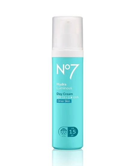 No7 HydraLuminous Day Cream SPF 15 Drier Skin
