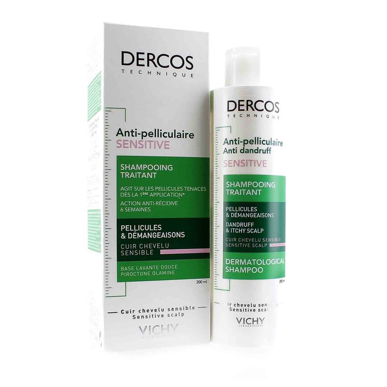 Vichy Dercos Shampoo Dandruff Sensitive 200 Ml