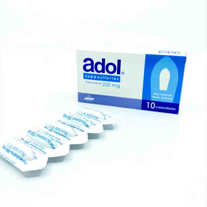 Adol 250 mg 10 Suppositories