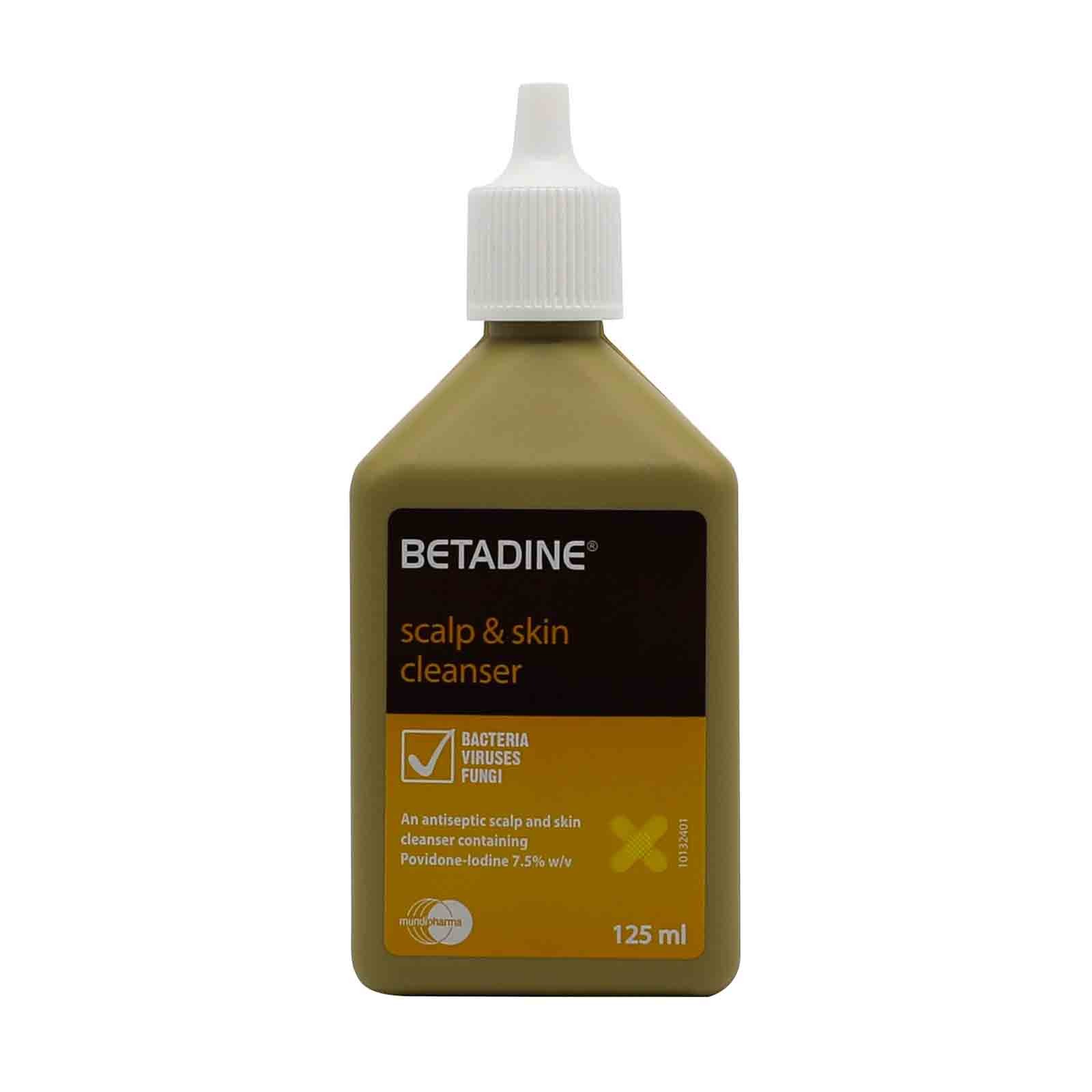 Betadine Scalp & Skin Clnsr 7.5% 125 Ml