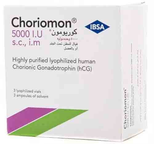 Choriomon Inject.5000Iu 3+3