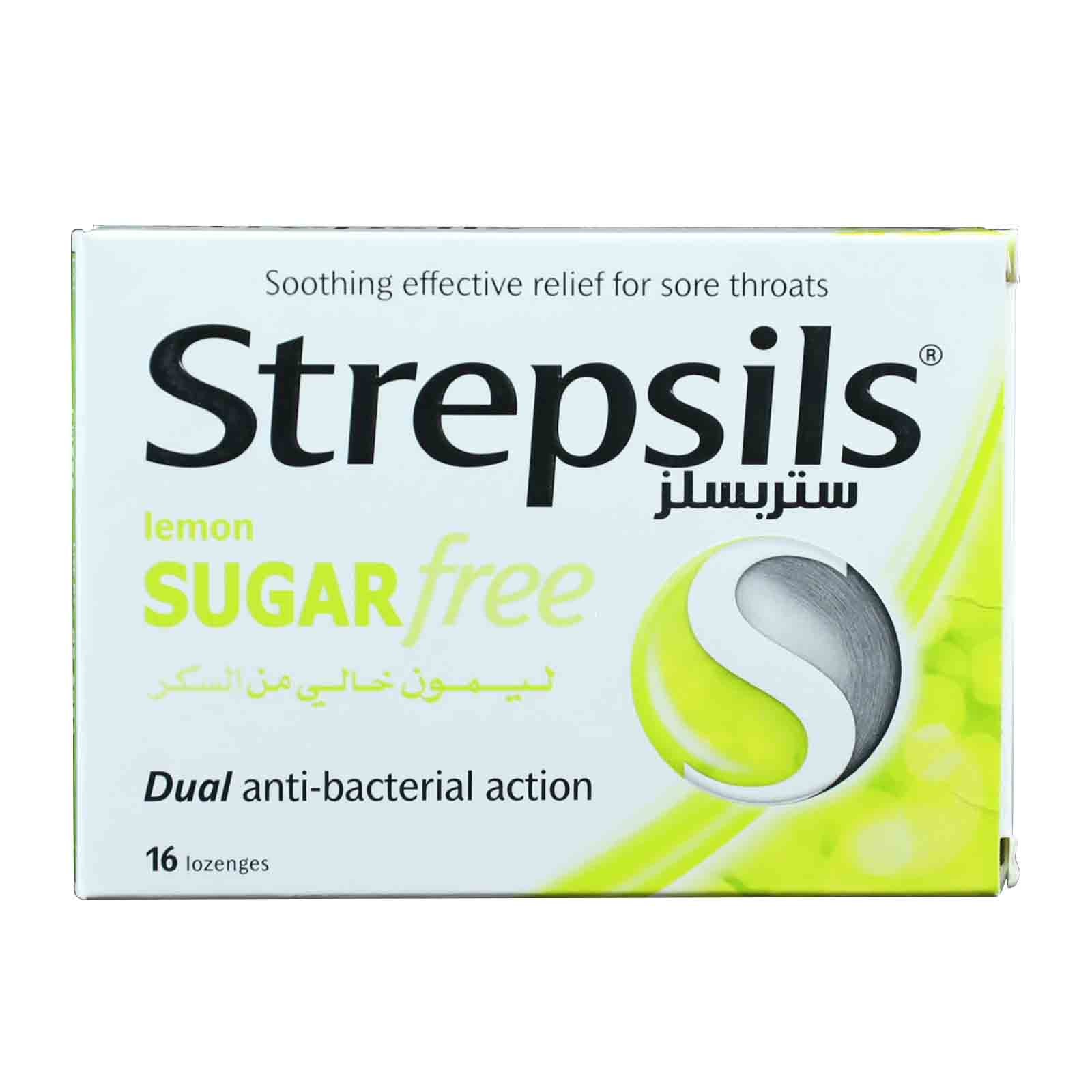 Strepsils Lemon/Herb Sugar Free 16 Lozenges