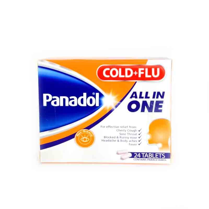 Panadol Cold And Flu All In One 24 Tab