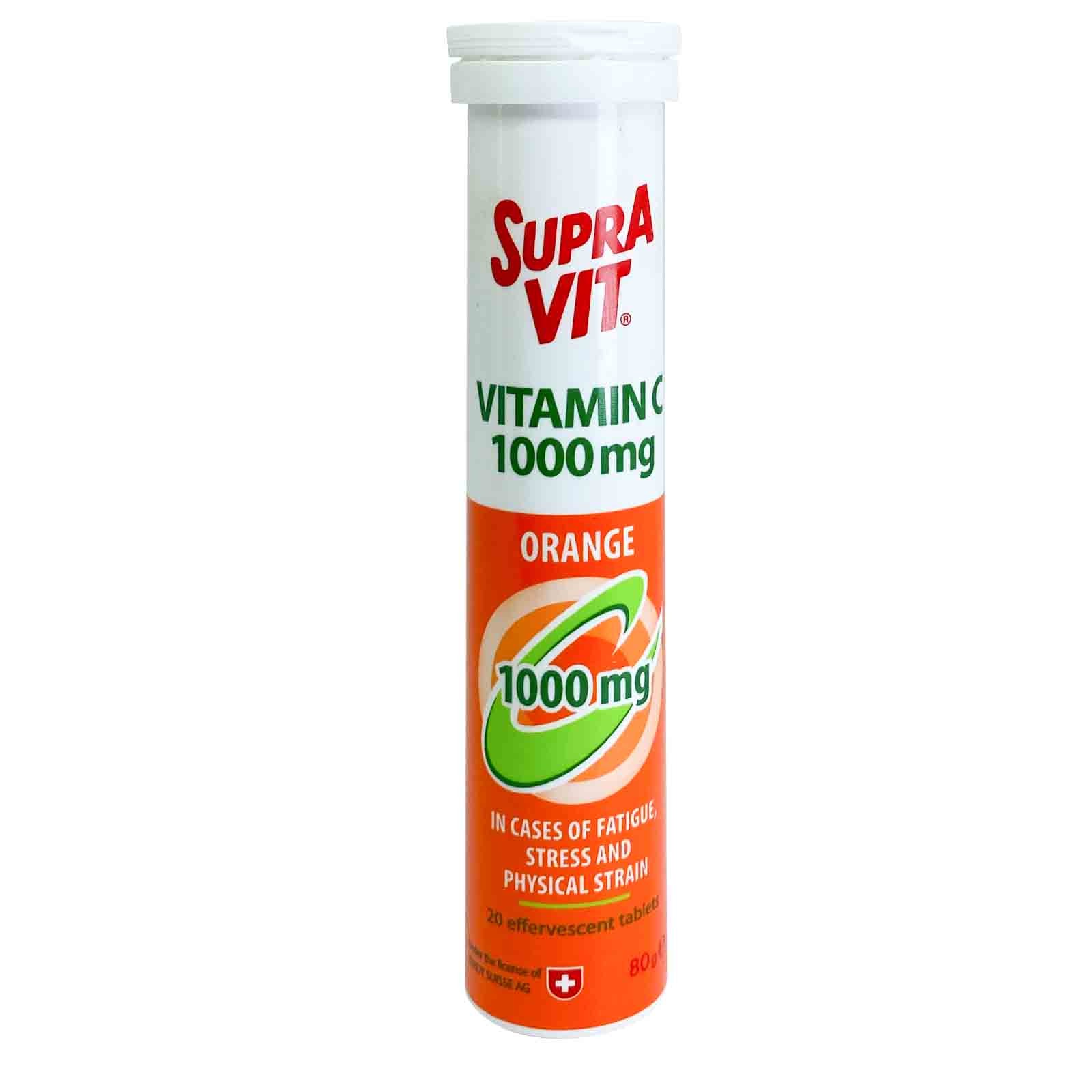 Supra Vit 1000 Mg Vit C Effervescent Tablet