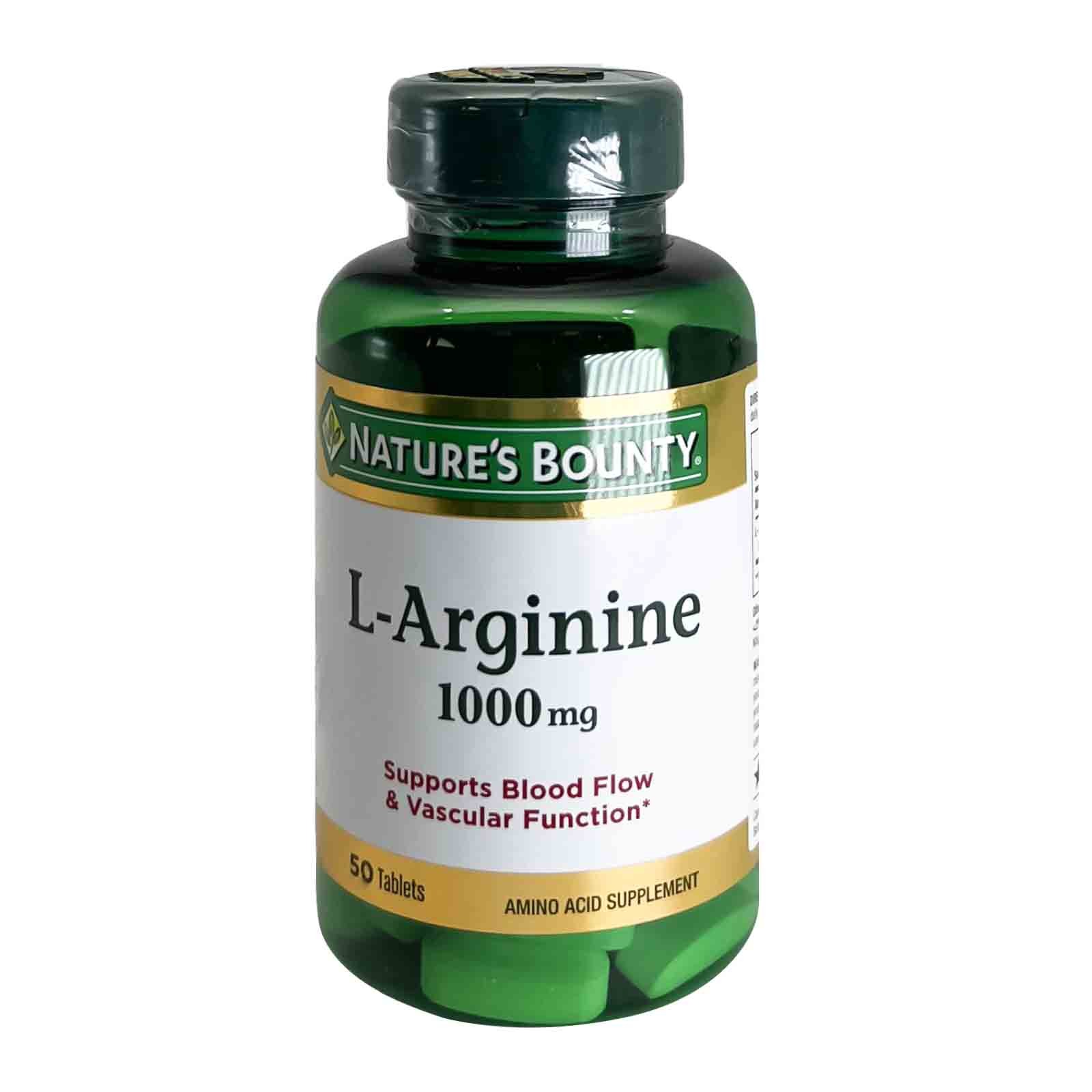 Natures Bounty L-Arginine 1000 Mg Tabs 50'S