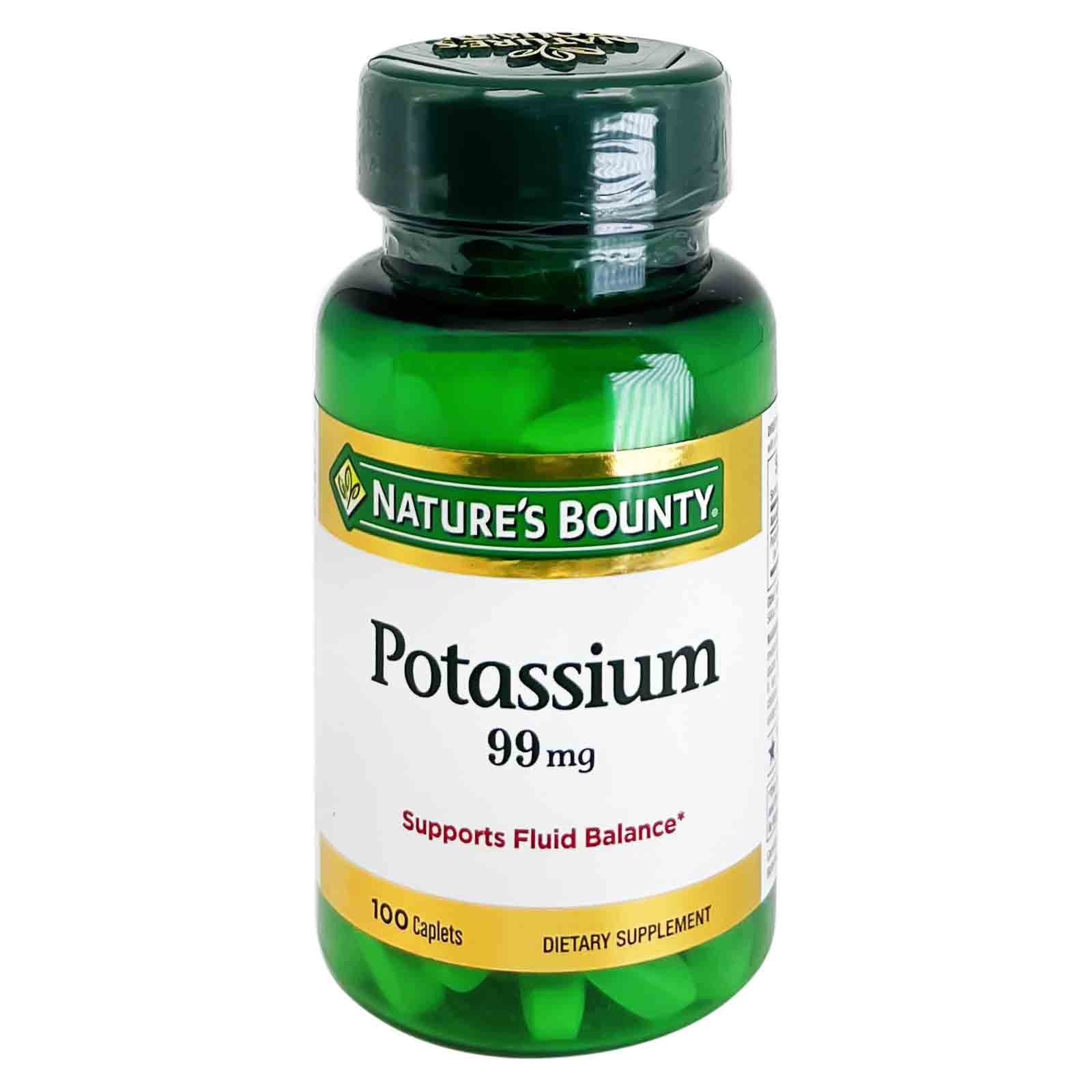 Natures Bounty Potassium 99mg 100'S 201110