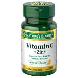 Nature'S Bounty Vitamin-C + Zinc 60 Tablet