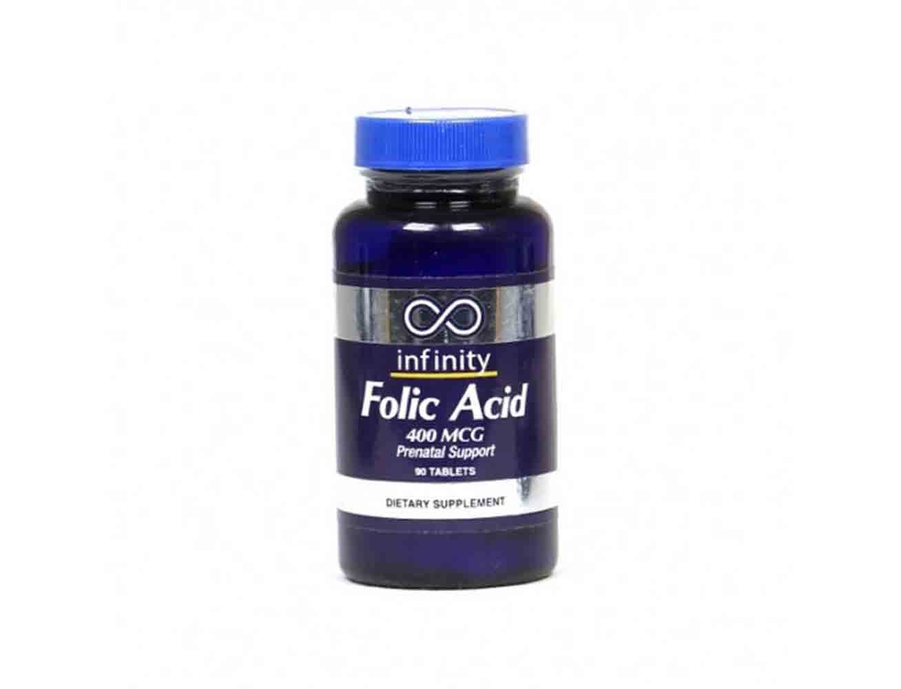 Infinity Folic Acid 400 Mcg Tab 90's
