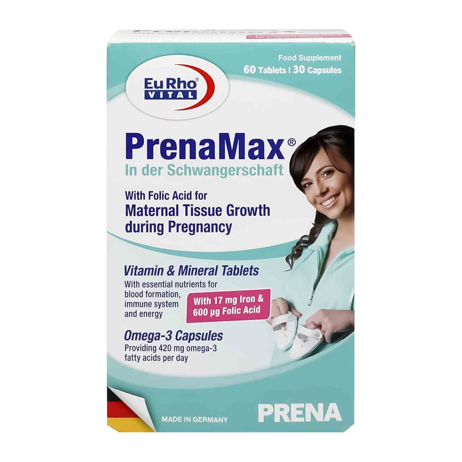 Eurho Vital Prenamax 60 Tablet + 30 Capsule