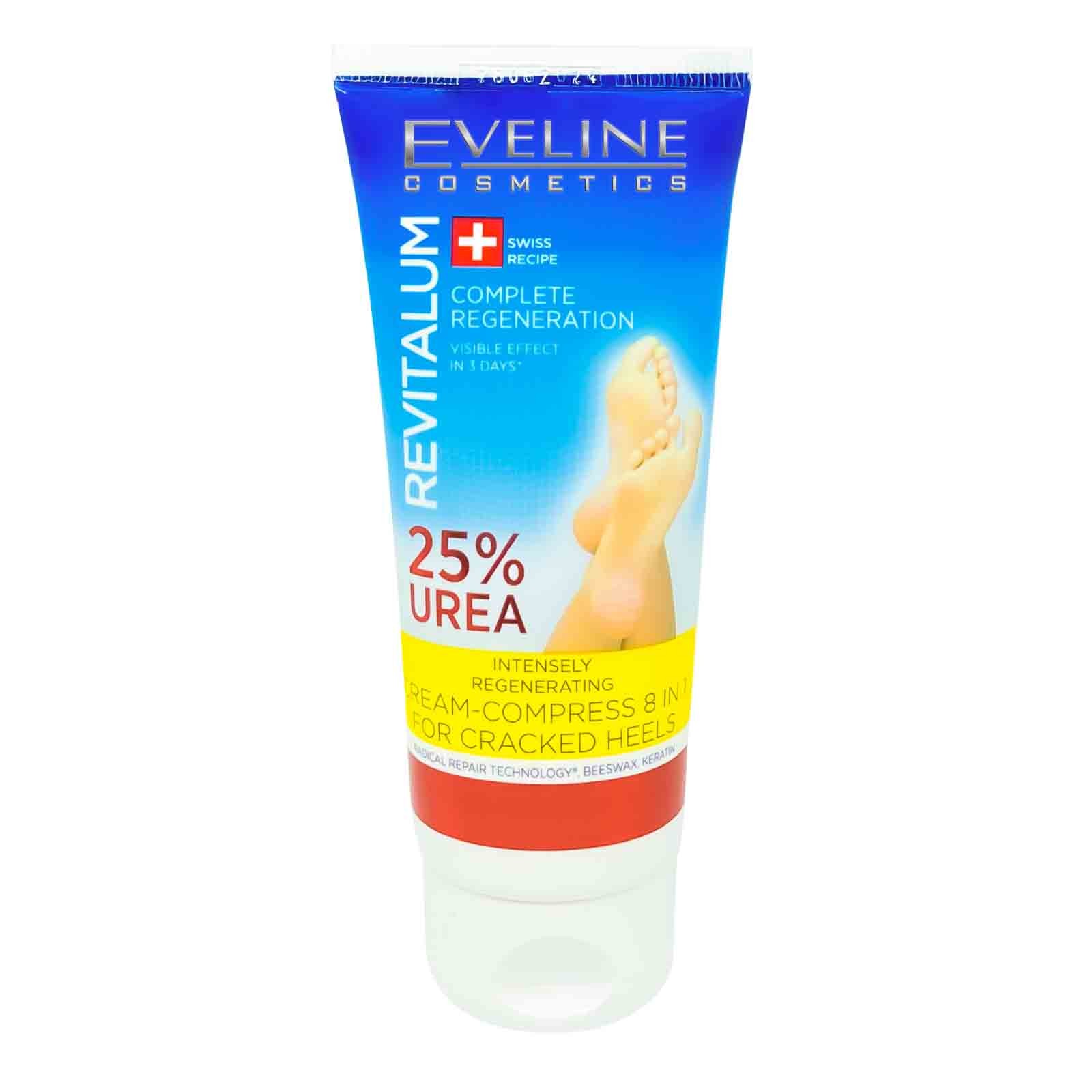 Eveline 8 In 1 Creamacked Heels Urea 25% 75 Ml