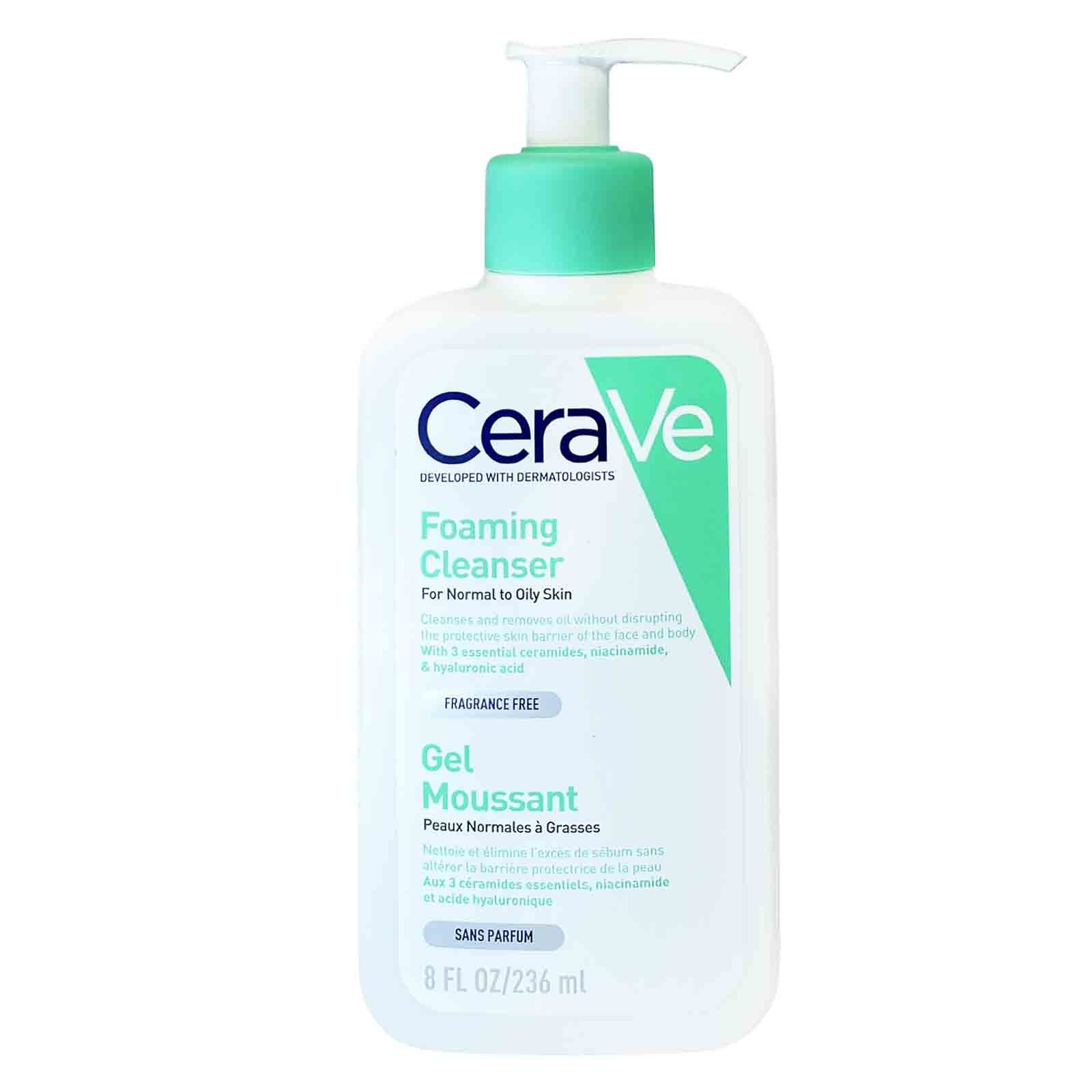 Cerave Foaming Cleanser For Normal to Oily Skin 236 ml