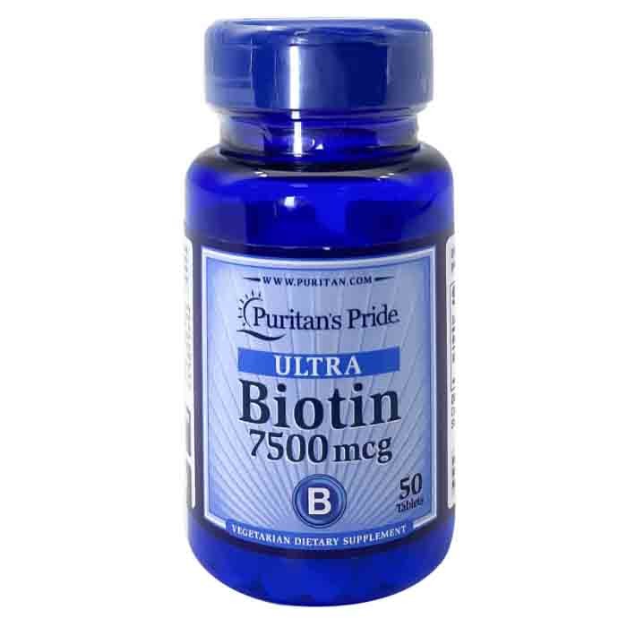 P.Pride Ultra Biotin 7500 Mcg Tabs 50'S 18545