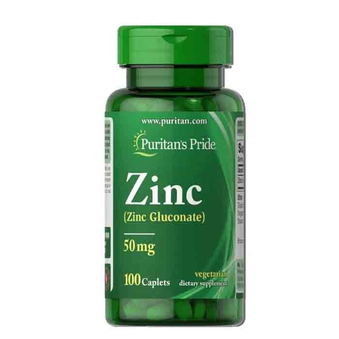 Puritan Pride Zinc 50mg Caplets 100'S
