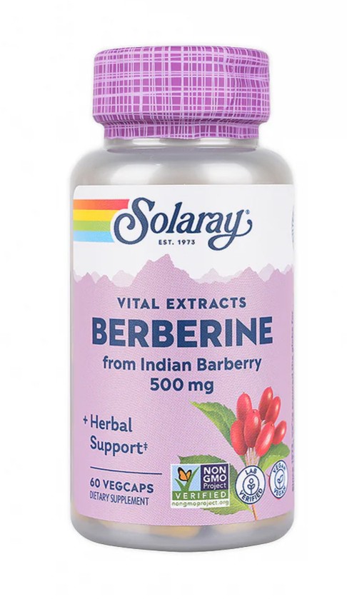 Solaray Berberine 500mg 60 Vegcaps