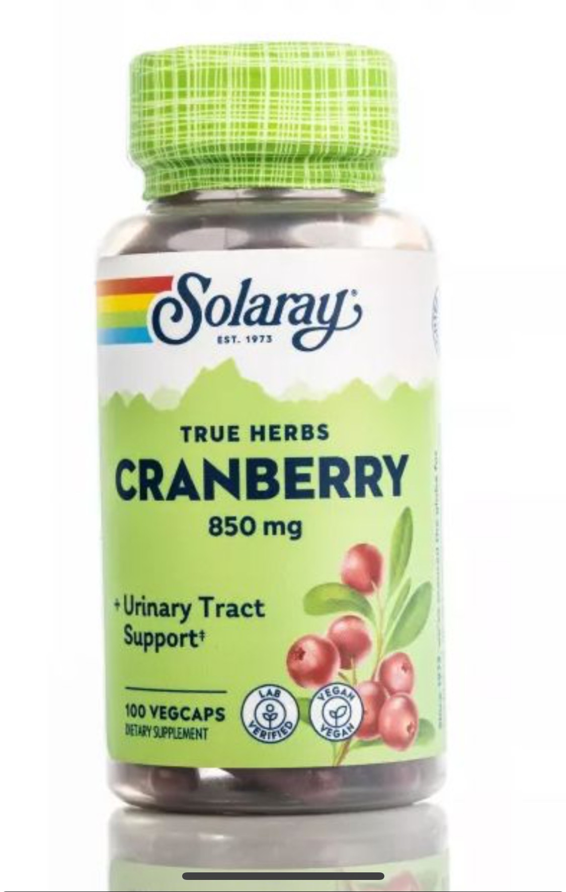 Solaray Cranberry 425mg 100Cap