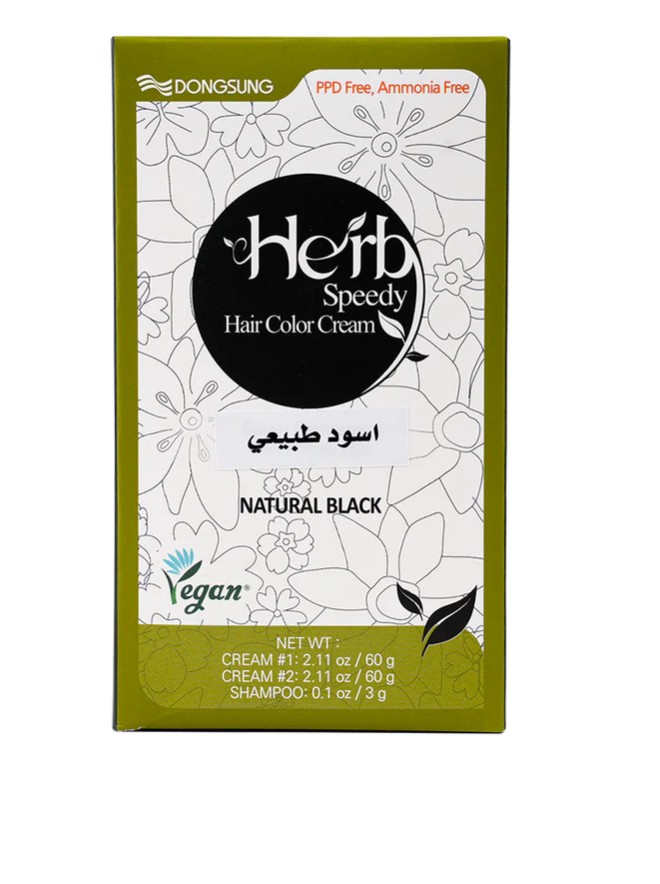 Herb Speedy Hair Color Cream-Natural Black