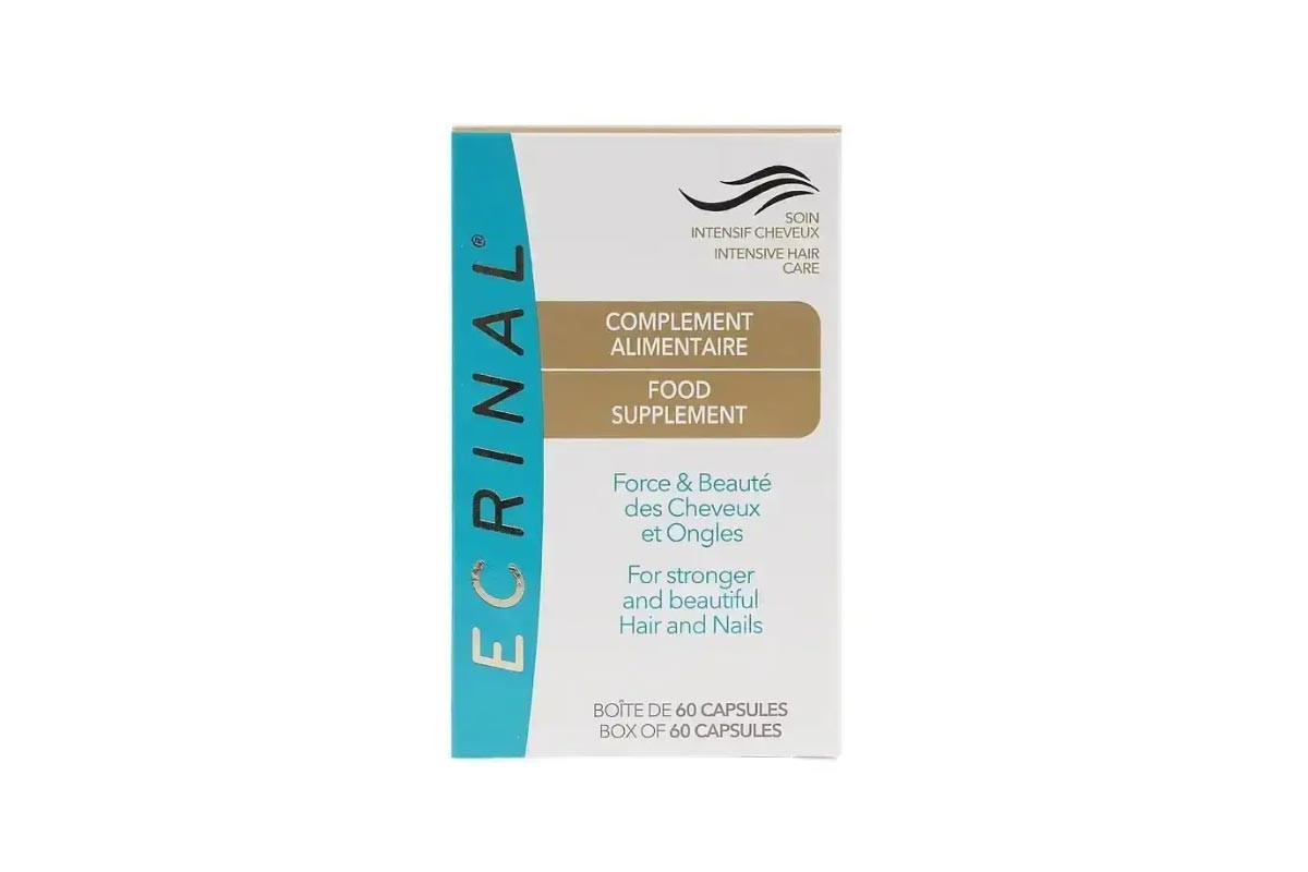ECRINAL FOR STRONGER AND BEAUTIFUL HAIR AND NAILS 60 CAPSULES