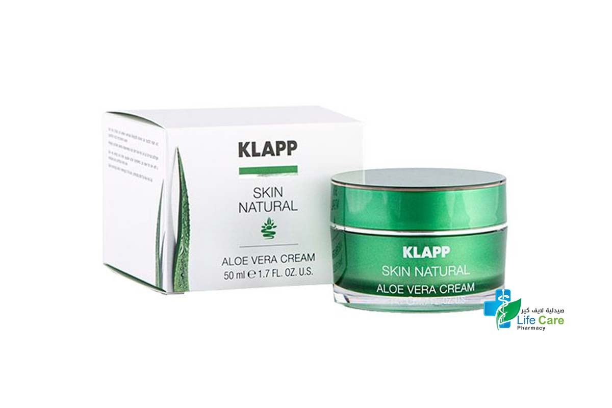 Klapp Skin Natuaral Aloe Vera Cream 50 ml