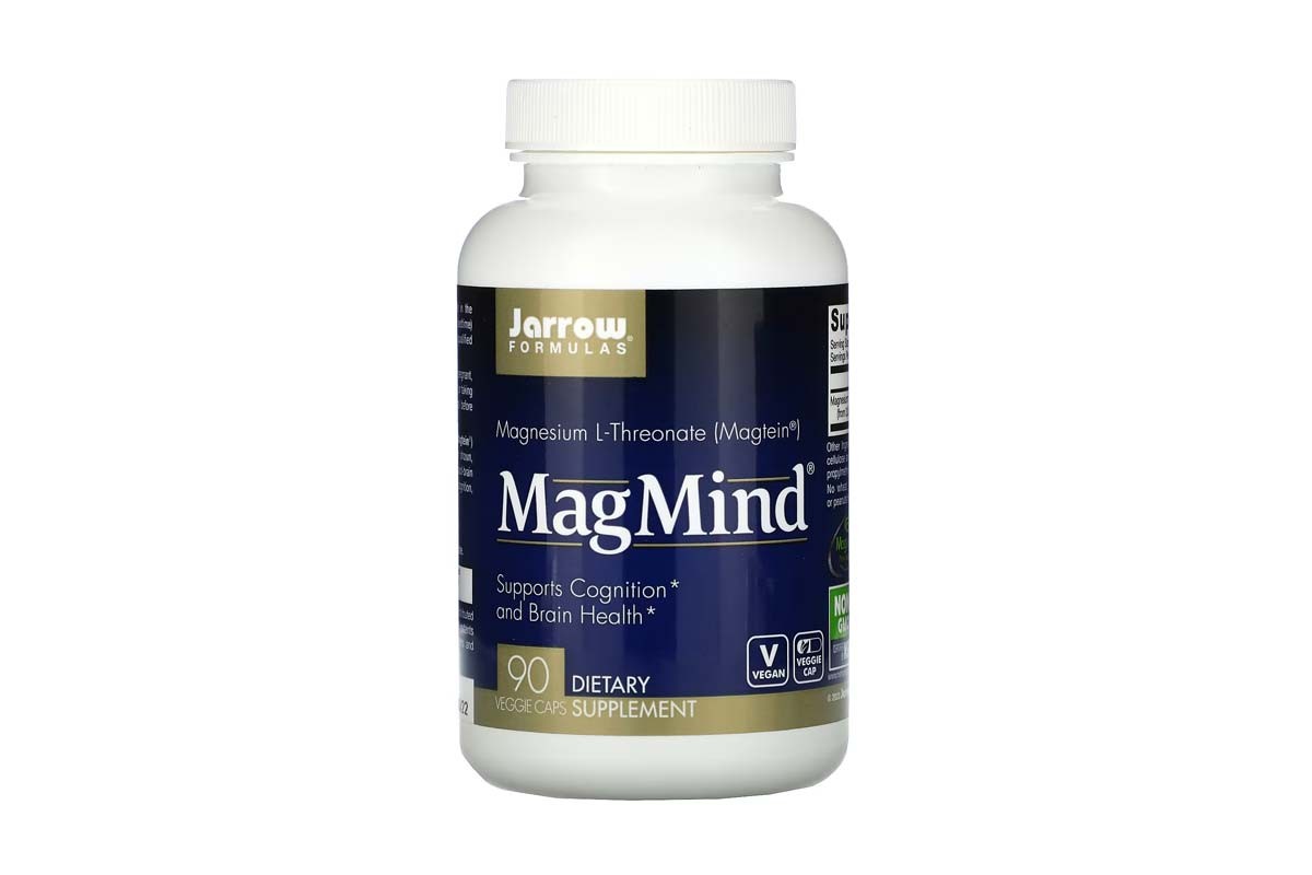 Jarrow Magmind 144 Mg Magnesium L Threonate 90 Veggie Capsules