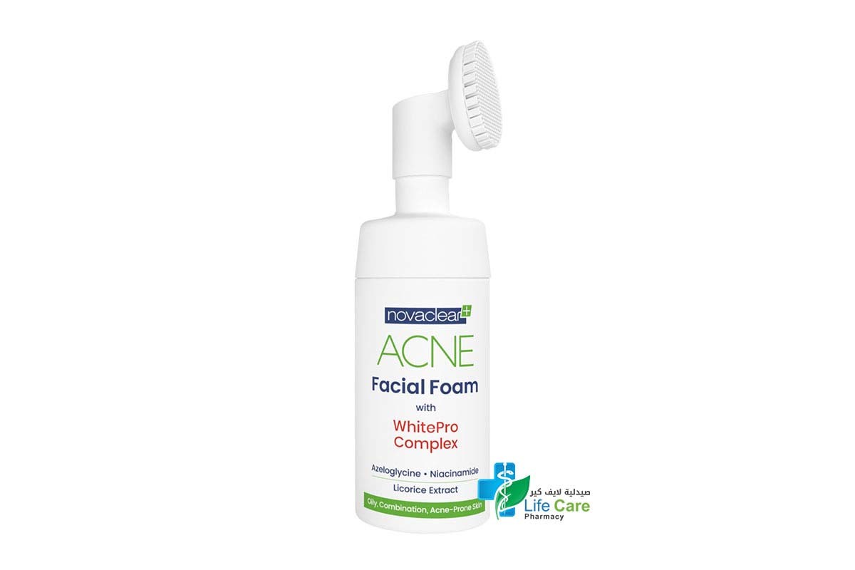 NOVACLEAR ACNE FACIAL FOAM WHITEPRO COMPLEX 100ML