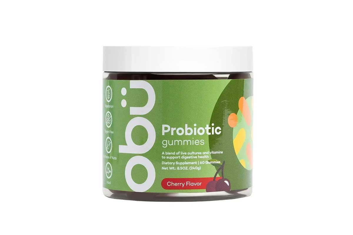 OBU PROBIOTIC GUMMIES WITH CHERRY FLAVOR 60 PCS
