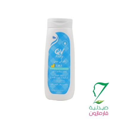 QV BABY 2 IN 1 SHAMPOO & CONDITIONER 500GM