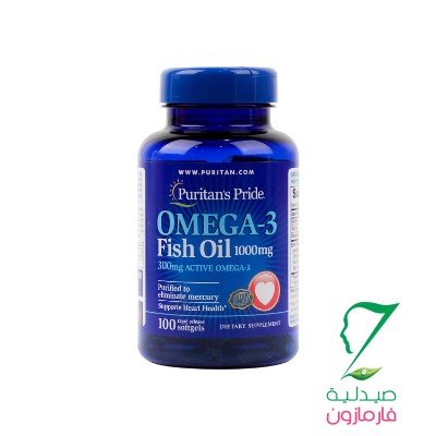 Puritans Pride Omega-3 Fish Oil 1Mg 1 Softgels