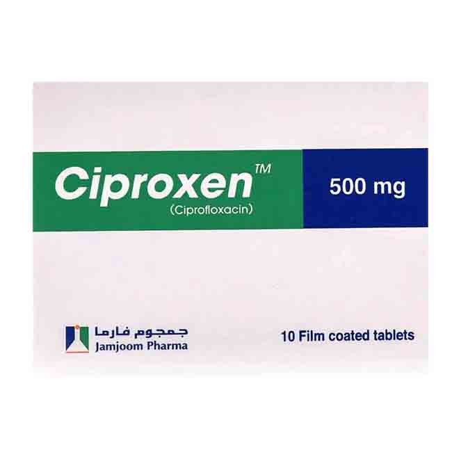 Ciproxen 500 Mg 10 Tablet
