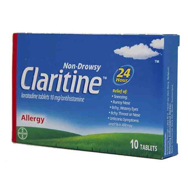 Claritine 10 Mg 10 Tablet