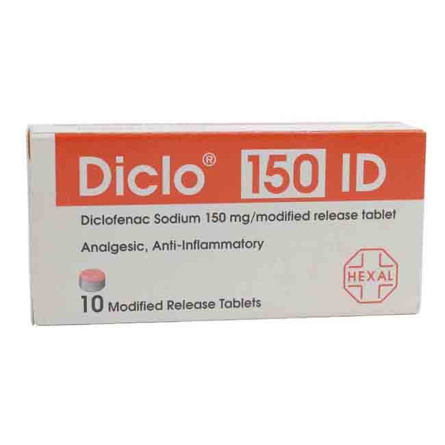 Diclo 150 Mg Id 10 Tablet (Copy)