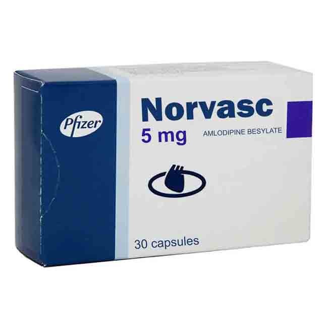 Norvasc 5Mg 30 Capsule