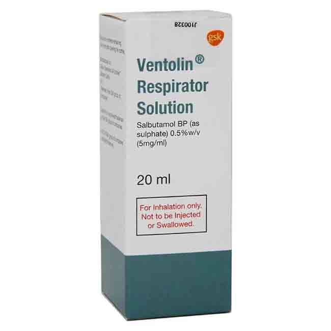 Ventolin Respirator Solution 20 Ml