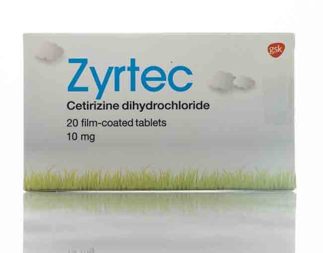 Zyrtec 10 Mg 20 Tablet