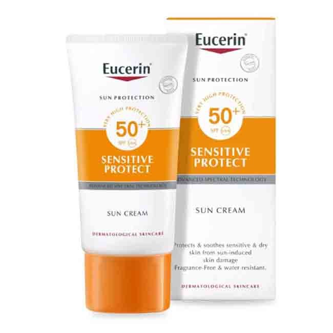 Eucerin Spf50+ Sensitive Protect Cream 50 Ml