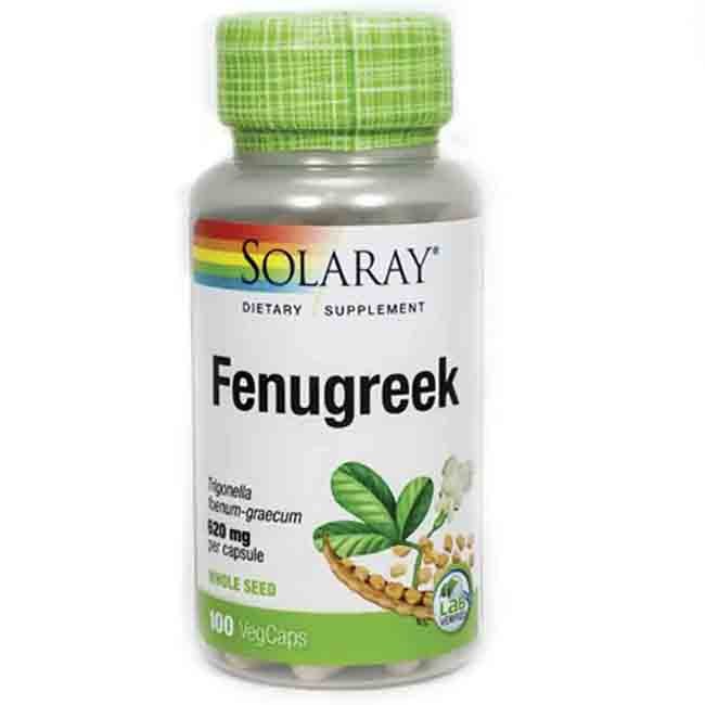 Solaray Fenugreek 1240 Mg 100 Capsule