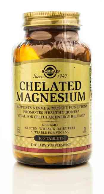 Solgar Chelated Magnesium 100 Tablet