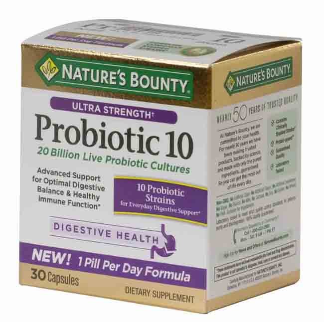 Nature'S Bounty Ultra Probiotic10[170 Mg] 30 Capsule