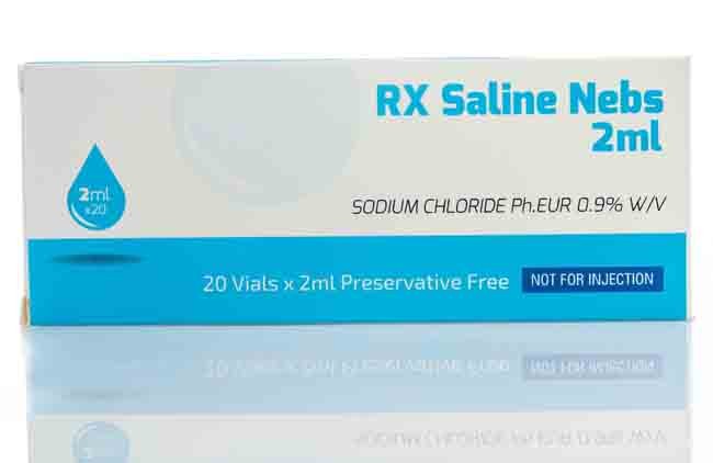 Rx Saline Nebs 2 Ml 20 Piece