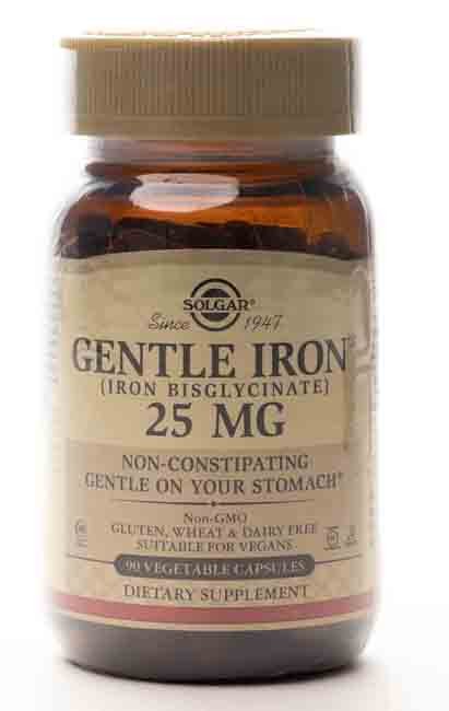 Solgar Gentle Iron 25 Mg 90 Capsule
